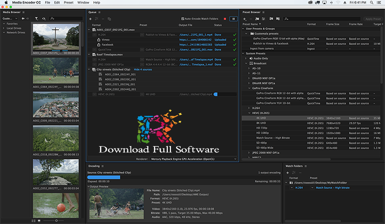 Adobe Media Encoder 2021 Premium Free Download